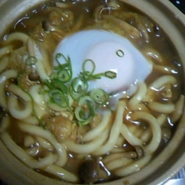 鍋焼きカレーうどん